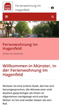 Mobile Screenshot of muenster-ferienwohnung.de